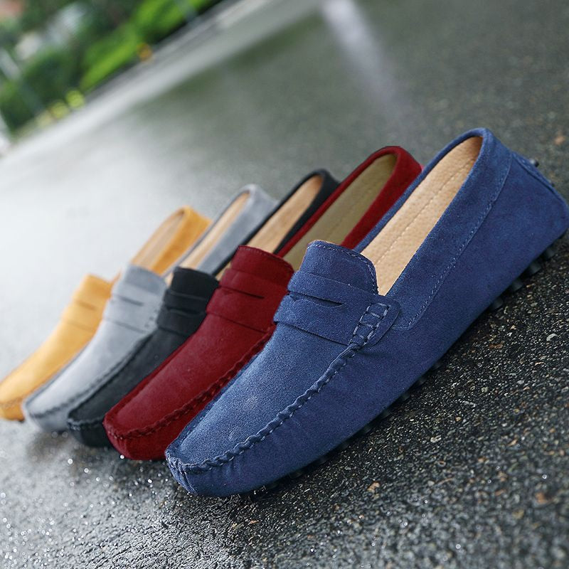 Herren Wildleder Slipper - Bequeme Loafer Für Vielseitige Outfits-2