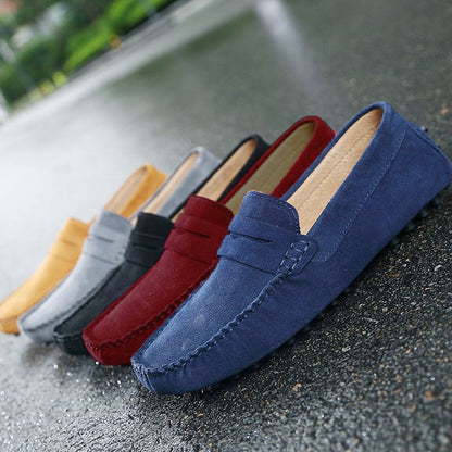 Herren Wildleder Slipper - Bequeme Loafer Für Vielseitige Outfits-2