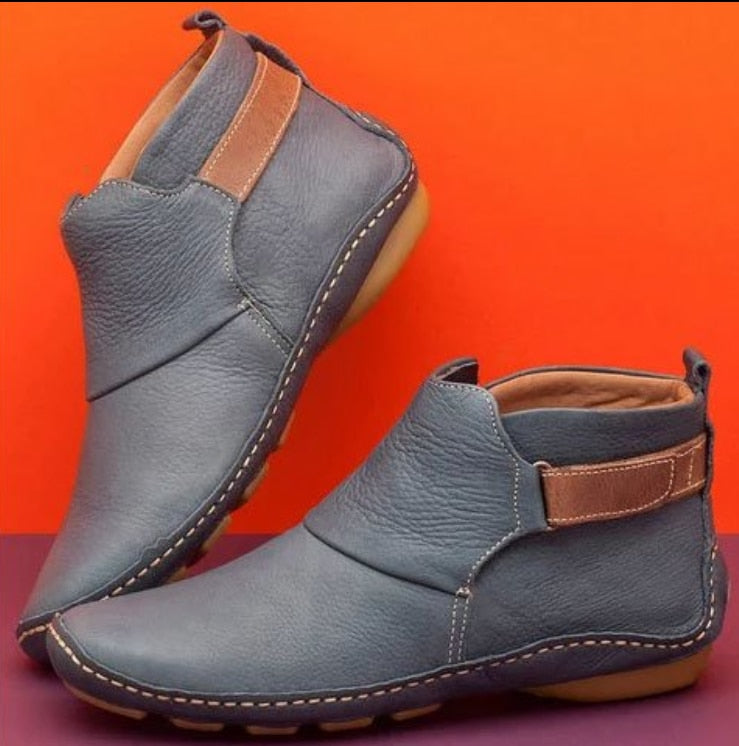 Stilvolle Knöchelstiefel für Frauen mit Bequemer Passform und Elastischer Schnürspitze-3