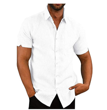 Variant image for Herren Polohemd Aus Weichem Polyester Mit Knopfverschluss, Kurzarm Casual Top Für Den Sommer-19