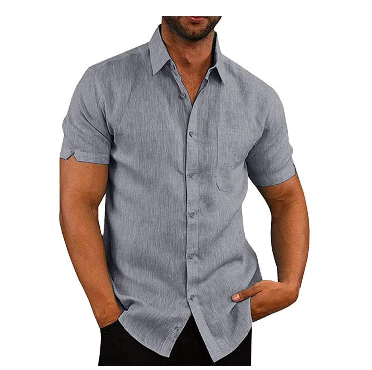 Variant image for Herren Polohemd Aus Weichem Polyester Mit Knopfverschluss, Kurzarm Casual Top Für Den Sommer-11