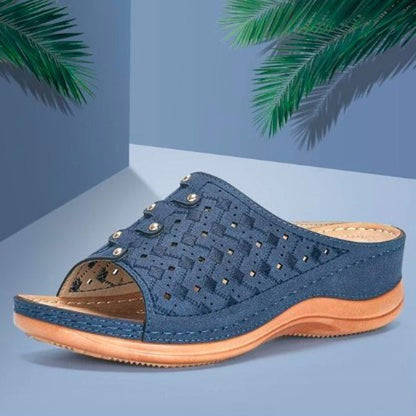 Orthopädische Sommersandalen Damen Mit Erhöhter Innensohle Und Atmungsaktivem Open-Toe-Design Für Ultimativen Komfort