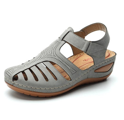 Variant image for Orthopädische Ledersandalen Damen – Fußschmerzlinderung, Verstellbare Gurte, Komfortable Passform, Sommerschuhe Damen-24