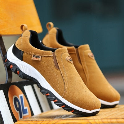 Bequeme Herrenschuhe Mit Atmungsaktivem Material Und Rutschfester Gummisohle Für Ganzjährigen Komfort-4