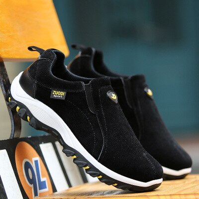 Bequeme Herrenschuhe Mit Atmungsaktivem Material Und Rutschfester Gummisohle Für Ganzjährigen Komfort-3