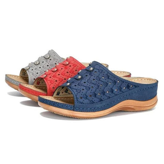 Orthopädische Sommersandalen Damen Mit Erhöhter Innensohle Und Atmungsaktivem Open-Toe-Design Für Ultimativen Komfort