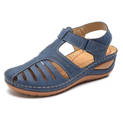 Orthopädische Ledersandalen Damen – Fußschmerzlinderung, Verstellbare Gurte, Komfortable Passform, Sommerschuhe Damen