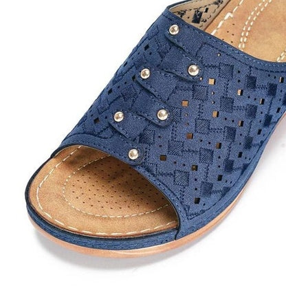 Orthopädische Sommersandalen Damen Mit Erhöhter Innensohle Und Atmungsaktivem Open-Toe-Design Für Ultimativen Komfort