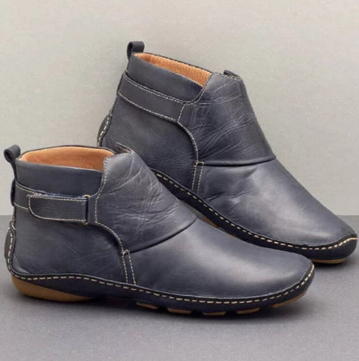 Stilvolle Knöchelstiefel für Frauen mit Bequemer Passform und Elastischer Schnürspitze-4