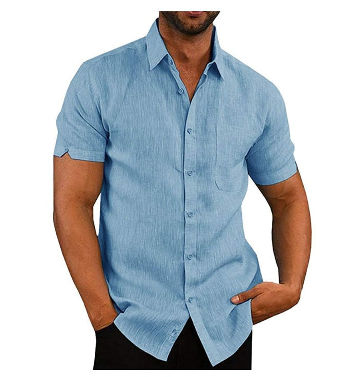 Variant image for Herren Polohemd Aus Weichem Polyester Mit Knopfverschluss, Kurzarm Casual Top Für Den Sommer-6