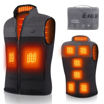 Rechargeable Heated Gilet Warm for Winter and Outdoor Activities