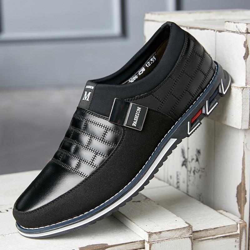 Variant image for Atmungsaktive Leder-Herrenschuhe Mit Orthopädischer Unterstützung Und Weicher Innensohle-2