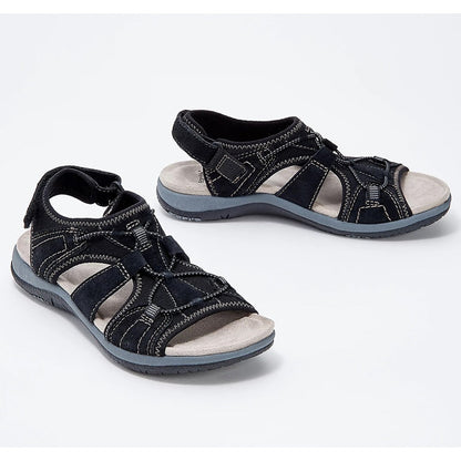 Bequeme Offene Sandalen Damen Mit 3-Punkte-Unterstützung Und Stoßdämpfung Für Den Täglichen Gebrauch