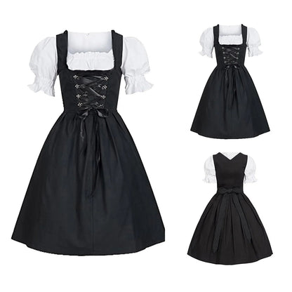 Hochwertiges Damen Trachtenkleid – traditionelle Schürze, strapazierfähig, für Oktoberfest 2