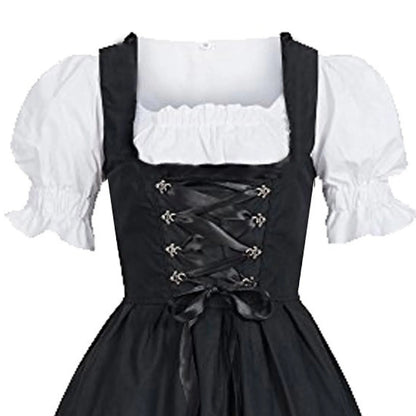 Hochwertiges Damen Trachtenkleid – traditionelle Schürze, strapazierfähig, für Oktoberfest 3