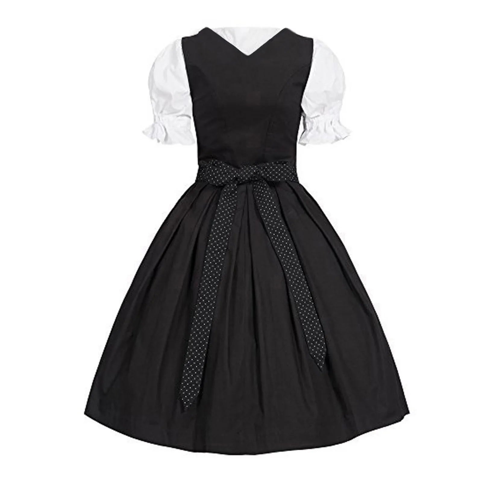 Hochwertiges Damen Trachtenkleid – traditionelle Schürze, strapazierfähig, für Oktoberfest 4