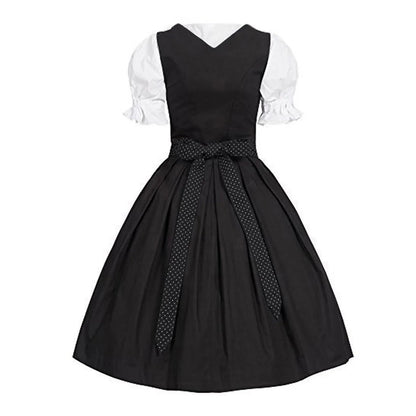 Hochwertiges Damen Trachtenkleid – traditionelle Schürze, strapazierfähig, für Oktoberfest 4