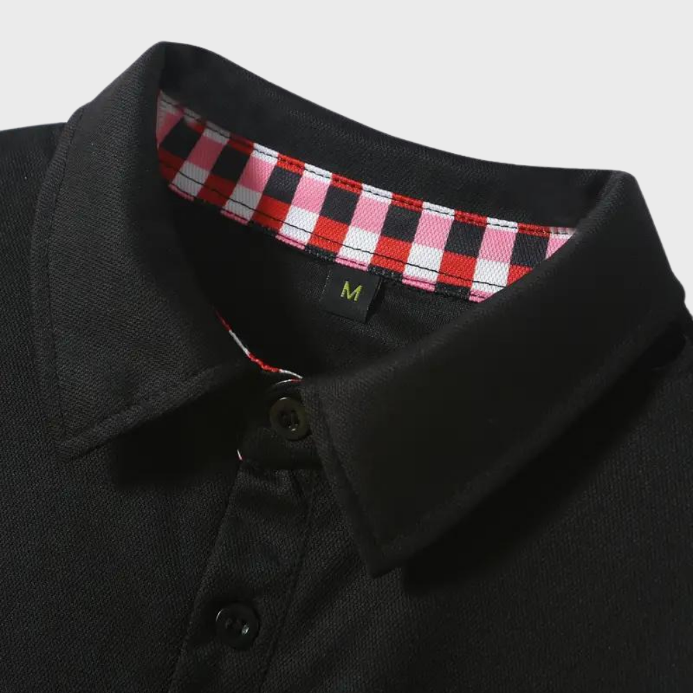 Hochwertiges Herren-Polo-Shirt – Langarm, atmungsaktiv, für Sommer 3