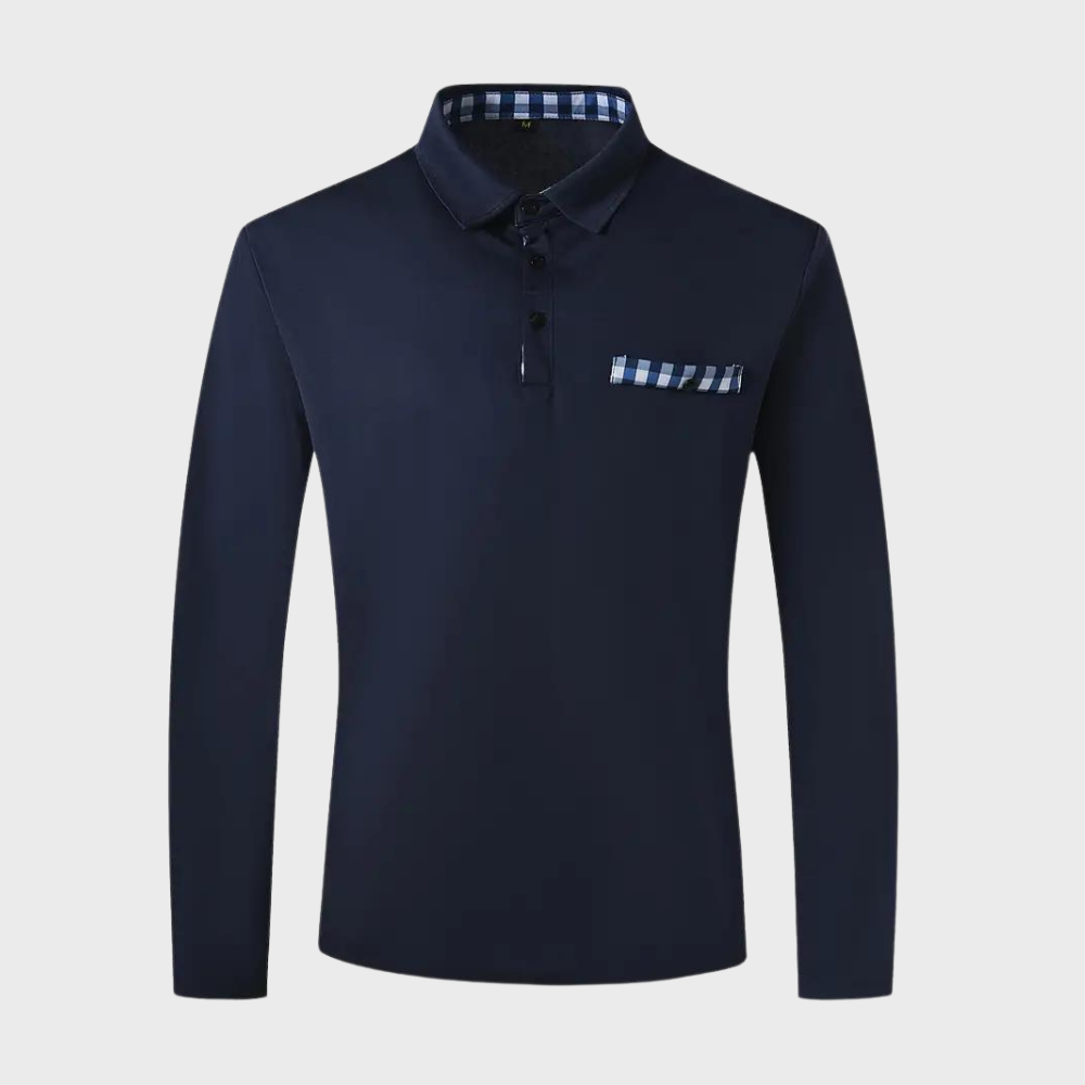 Hochwertiges Herren-Polo-Shirt – Langarm, atmungsaktiv, für Sommer 6