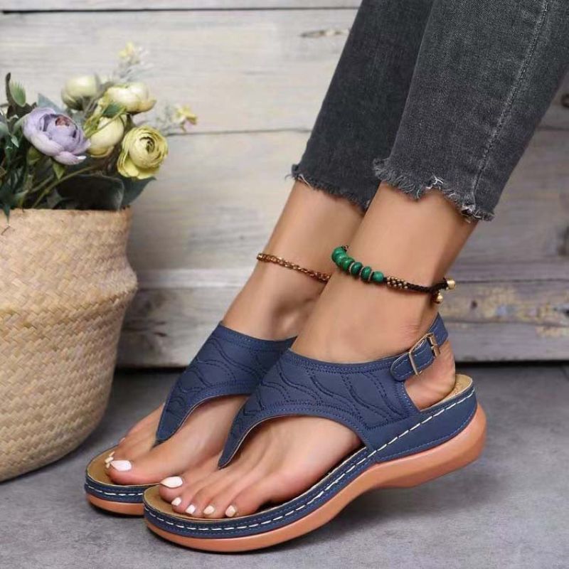 Orthopädische Frauensandalen Mit Bequemer Innensohle, Langlebigem Design, Stilvoll Und Vielseitig Für Den Alltag