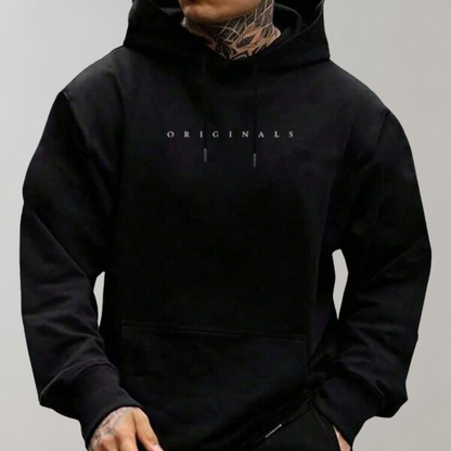 Men’s Urban Pullover Hoodie Minimalistic Design