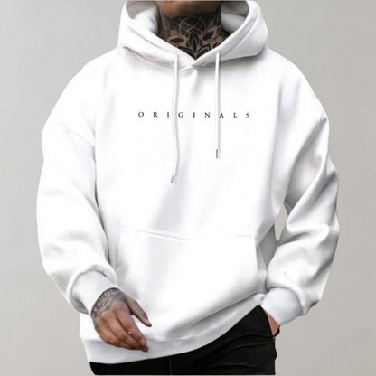 Men’s Urban Pullover Hoodie Minimalistic Design