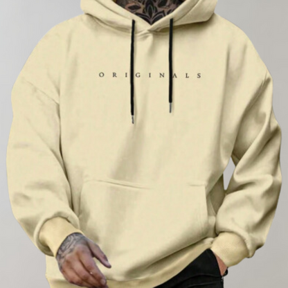 Men’s Urban Pullover Hoodie Minimalistic Design