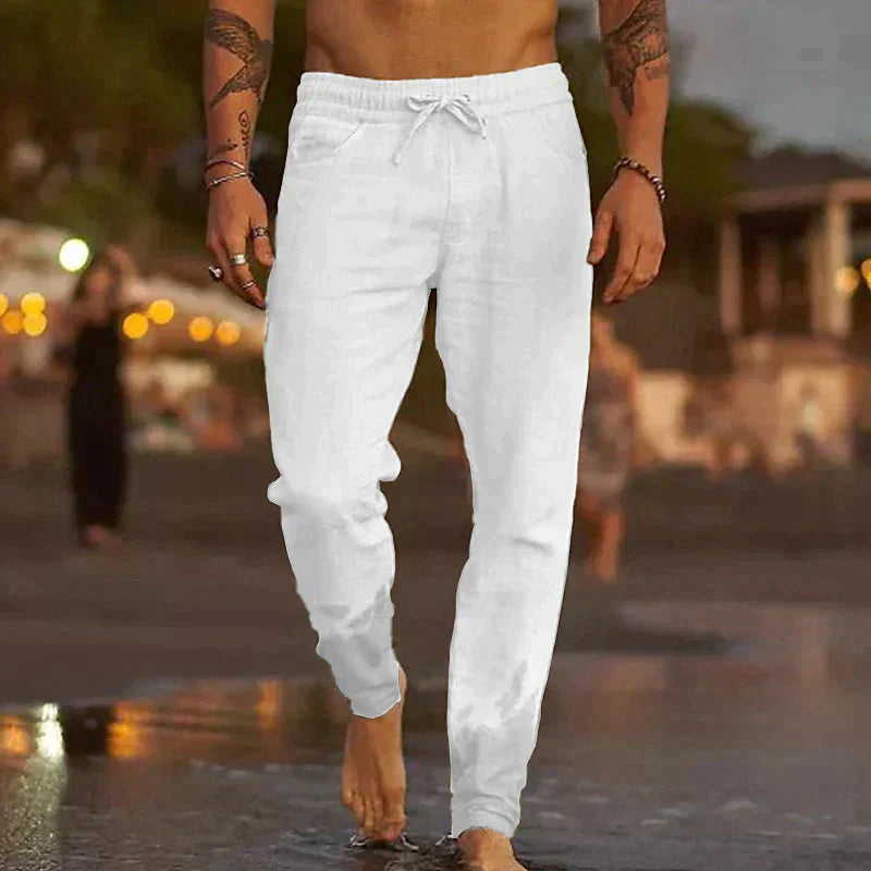 Variant image for Lässige Baumwoll-Sommerhosen Herren, Atmungsaktive Hosen für Entspannten Stil, Komfortable Hosen Herren-36