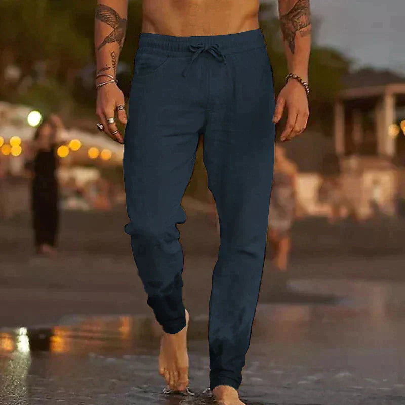 Variant image for Lässige Baumwoll-Sommerhosen Herren, Atmungsaktive Hosen für Entspannten Stil, Komfortable Hosen Herren-41