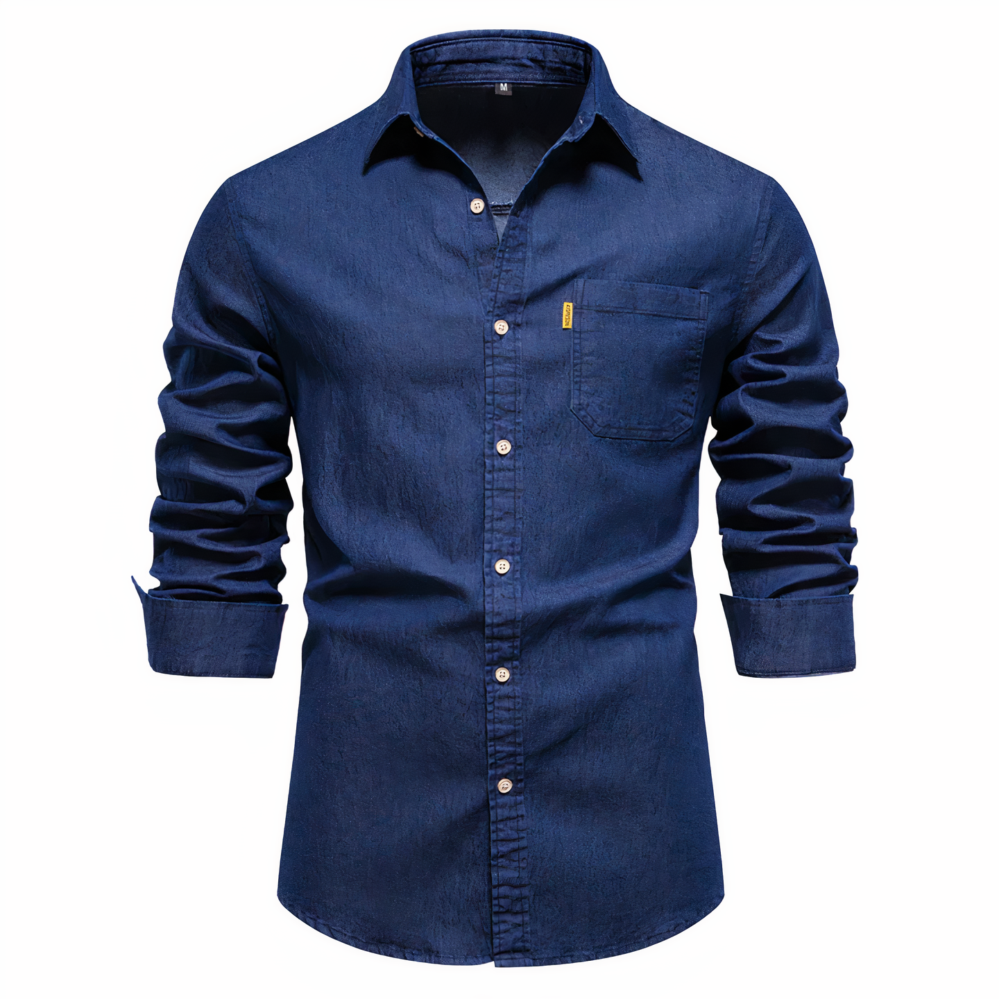 Variant image for Herren Hemd aus Luxuriösem Baumwoll-Denim, Langarm, Vielseitig für Lässige und Formelle Anlässe-11