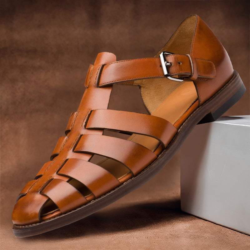 Variant image for Premium Ledersandalen für Männer, Komfortable und Stilvolle Freizeitschuhe für Warmes Wetter-14