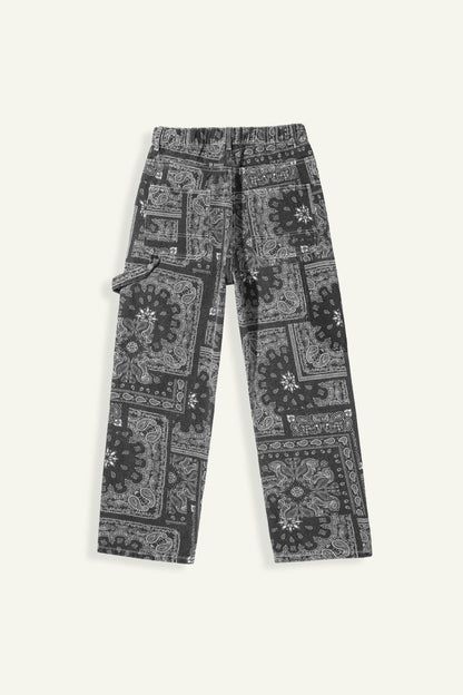 Bandana-Jeans Damen Mit Einzigartigen Drucken Für Stilvolle Urban Wear-1