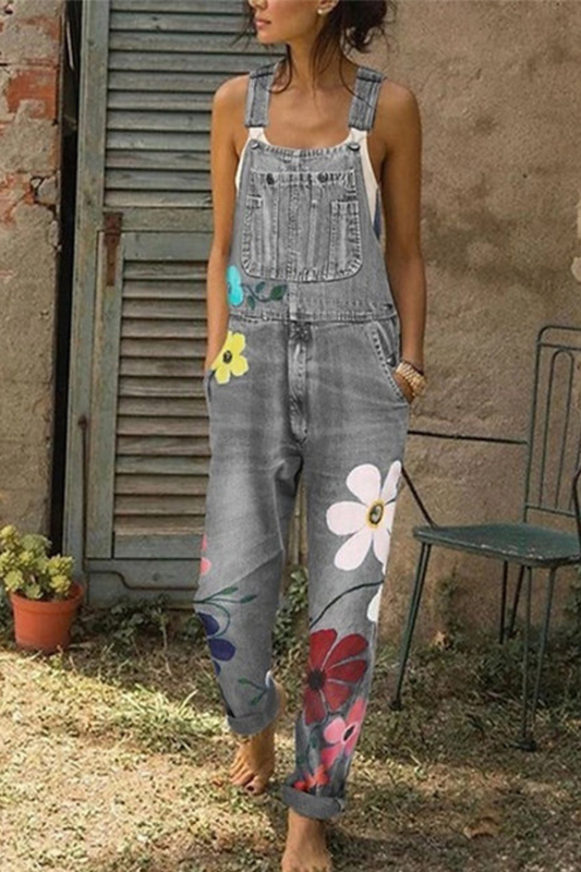 Leichte und lässige Damen Latzhose – verstellbare Träger, Denim, für kreative Freizeitaktivitäten 0