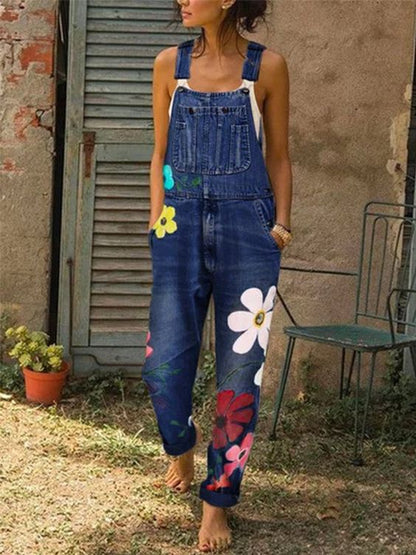 Leichte und lässige Damen Latzhose – verstellbare Träger, Denim, für kreative Freizeitaktivitäten 1