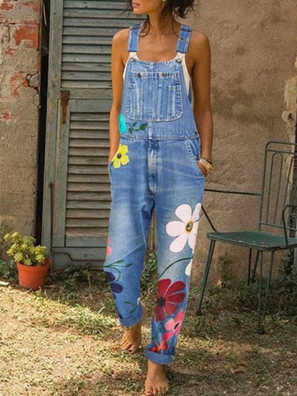 Leichte und lässige Damen Latzhose – verstellbare Träger, Denim, für kreative Freizeitaktivitäten 2