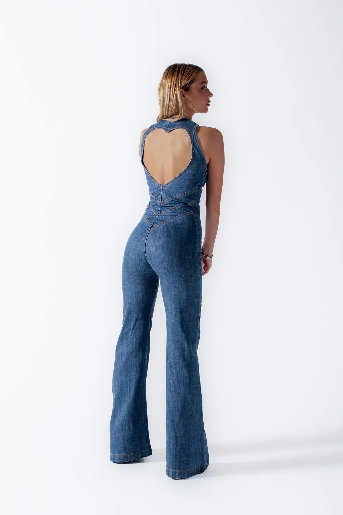 Leichter Damen Jumpsuit – ärmellos, Denim, für Freizeit und Sommerpartys 1