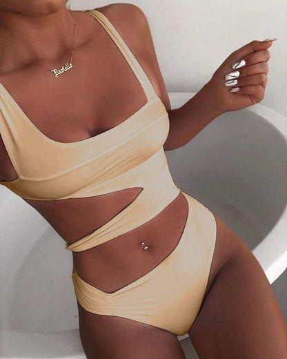 Leichter & bequemer Damen Push-up-Monokini – luftiges Design, atmungsaktives Material, für Strand und Pool 4