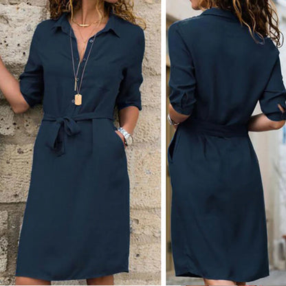 Leichtes & fließendes Damenkleid – modernes Design, Polyester, für festliche Anlässe 4