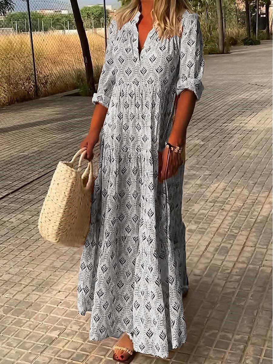 Leichtes & fließendes Damenkleid – romantischer Schnitt, Leinen, für Hochzeitsgast und Gartenfeiern 2