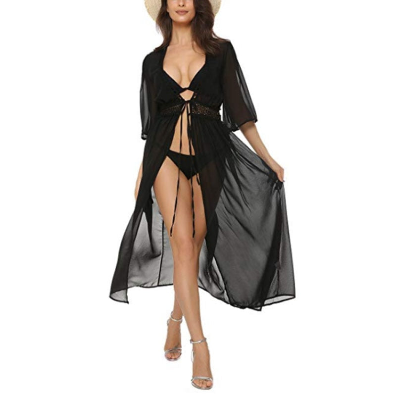 Leichtes & fließendes Strandkleid Damen – lässiger Schnitt, atmungsaktiv, für Sommerurlaub 2