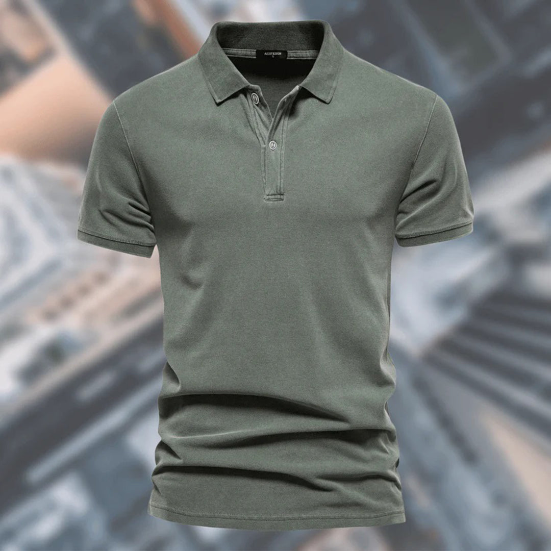 Leichtes & luftiges Herren Poloshirt – lockerer Schnitt, atmungsaktives Polyester, für Alltag und Büro 2