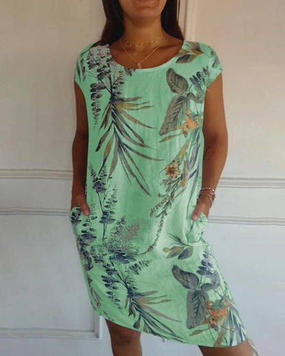 Leichtes & schmeichelhaftes Damenkleid – Baumwoll-Leinen-Mix, für Freizeit und Reisen 4