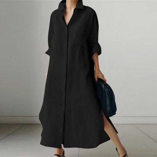 Leichtes & vielseitiges Damen Hemdkleid – frühlingshaftes Design, hochwertige Stoffe, für jeden Anlass 0