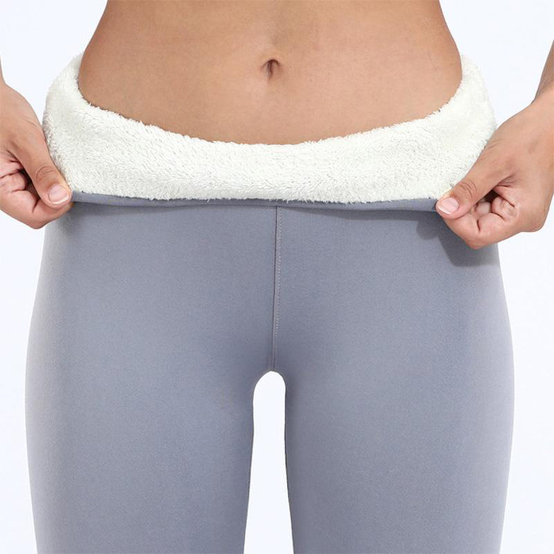 Thermo Leggings Damen - Gefütterte Fleece-Leggings für Bequeme Winterbekleidung zum Schichten-3