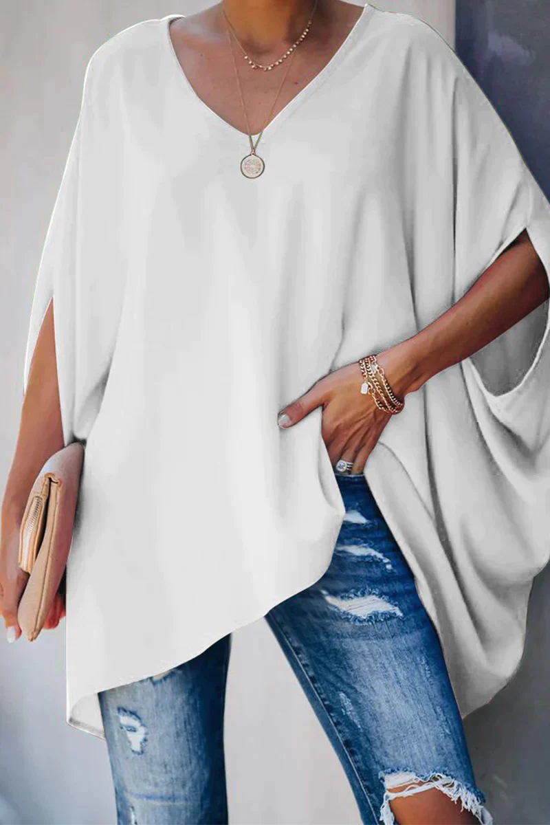 Luftige Damenbluse – weites Design, hochwertige Materialien, für den Sommer 4