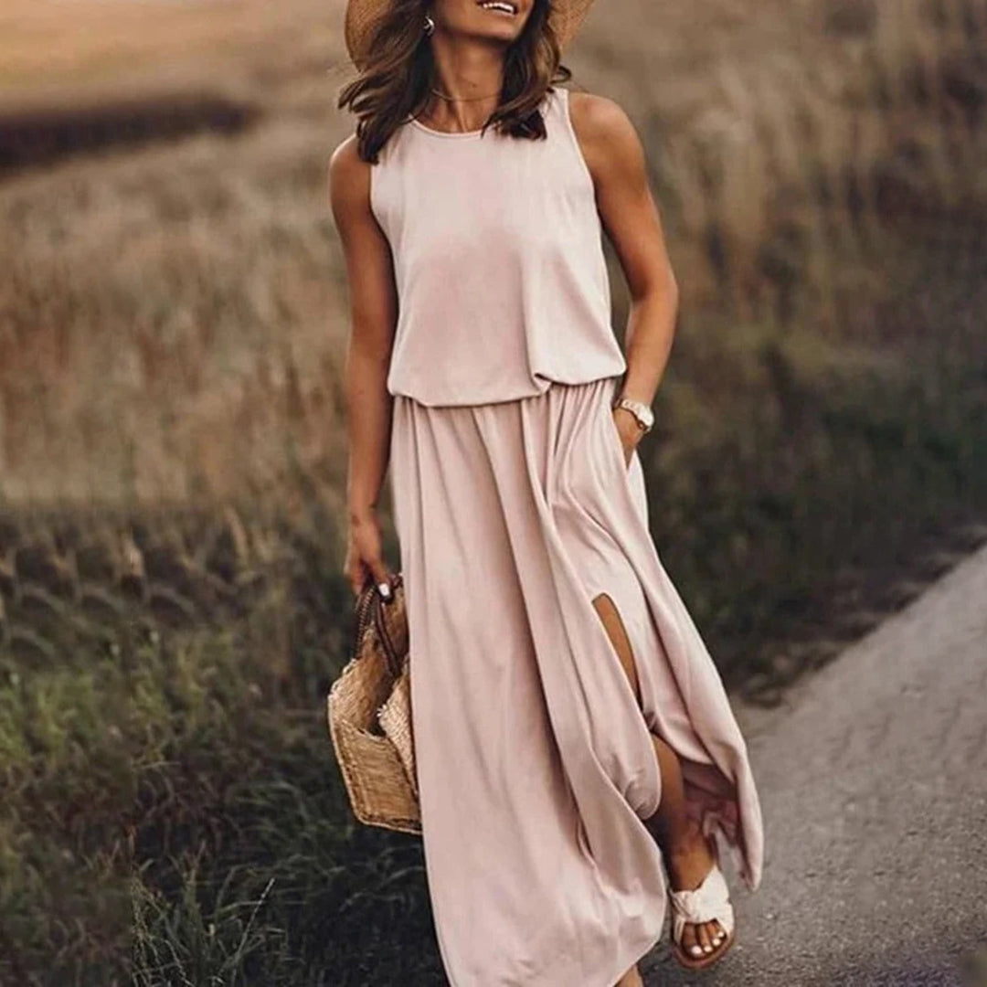 Luftiges Damen Sommerkleid – lässiger Schnitt, atmungsaktives Polyester, für den Alltag 5