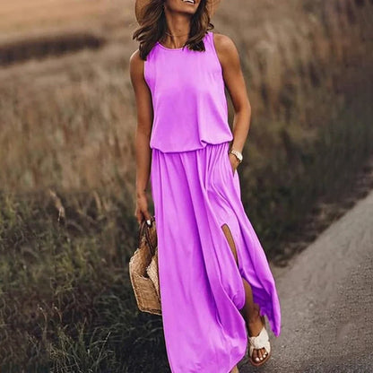 Luftiges Damen Sommerkleid – lässiger Schnitt, atmungsaktives Polyester, für den Alltag 6