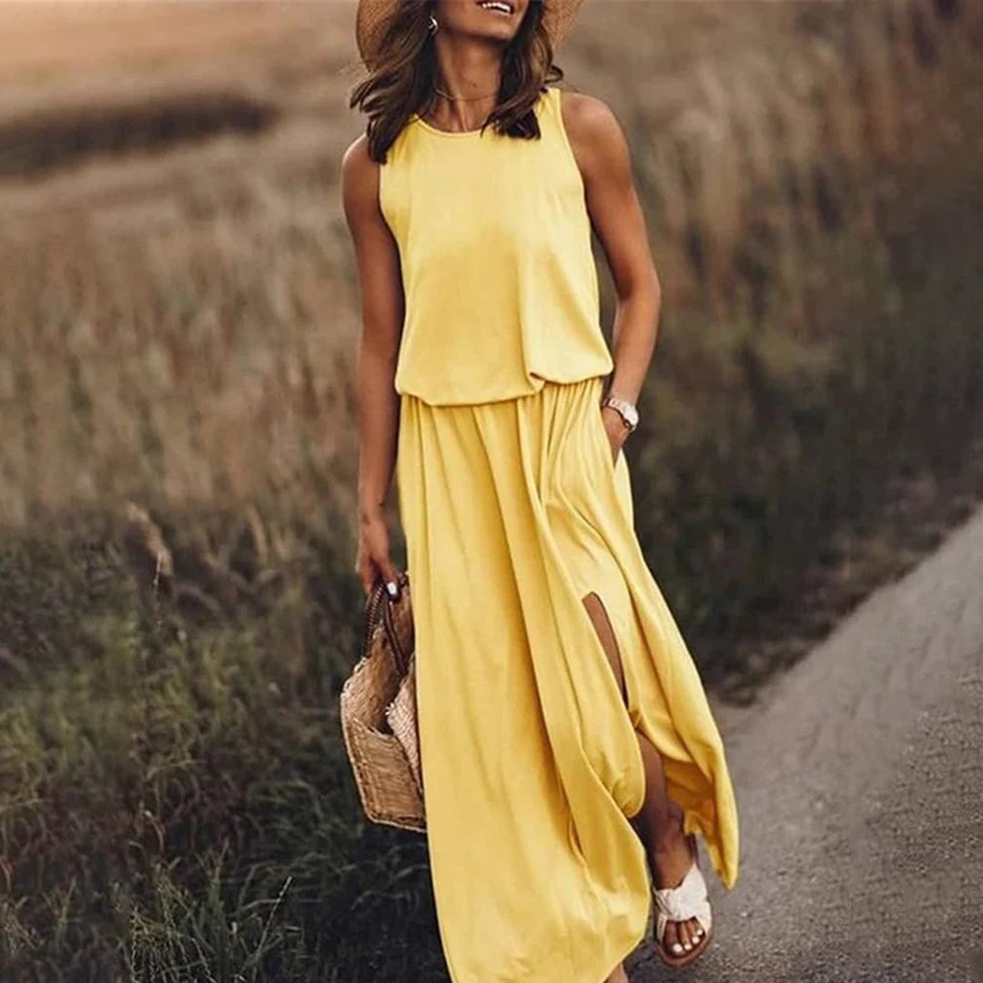 Luftiges Damen Sommerkleid – lässiger Schnitt, atmungsaktives Polyester, für den Alltag 7