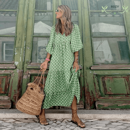 Luftiges Damenkleid – einzigartiges Design, umweltfreundlich, für den Sommer 0