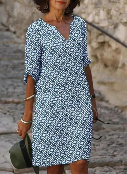 Luftiges Damenkleid – lockerer Schnitt, atmungsaktives Material, für sonnige Tage 2